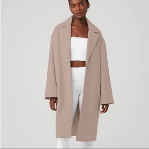 ALO VIP Blazer Tan Trench Coat
